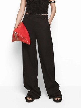 Side Cutout Wool Pants Modern Fit Sport Ready Fit