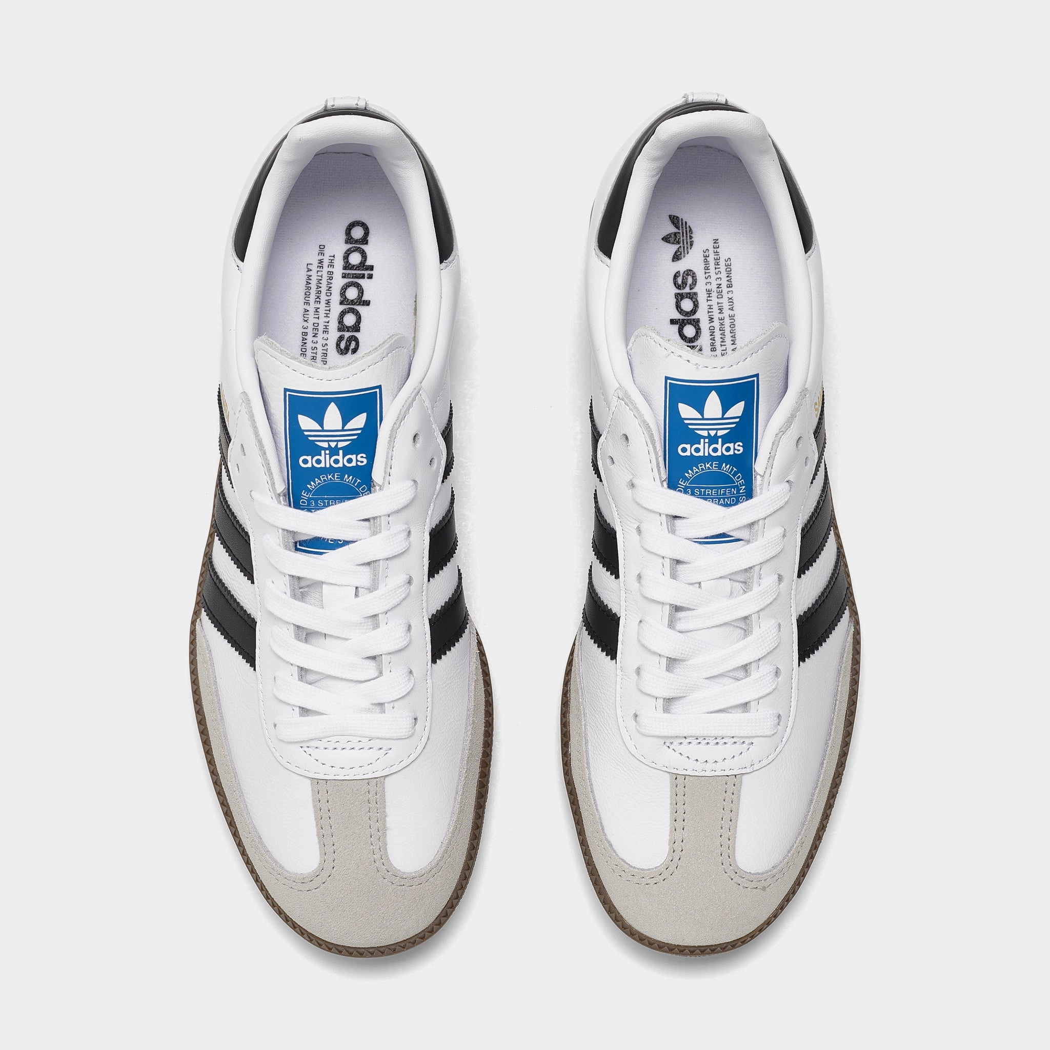 adidas Originals Women's Samba OG Footwear White / Core Black - Clear Granite Odor Control Insole