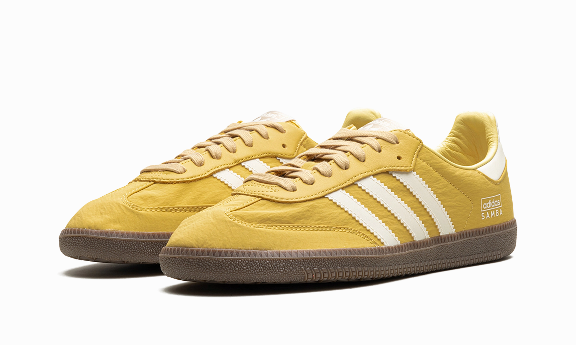 Samba OG "Reflective Nylon Oat" City Jog Hand Stitched Details