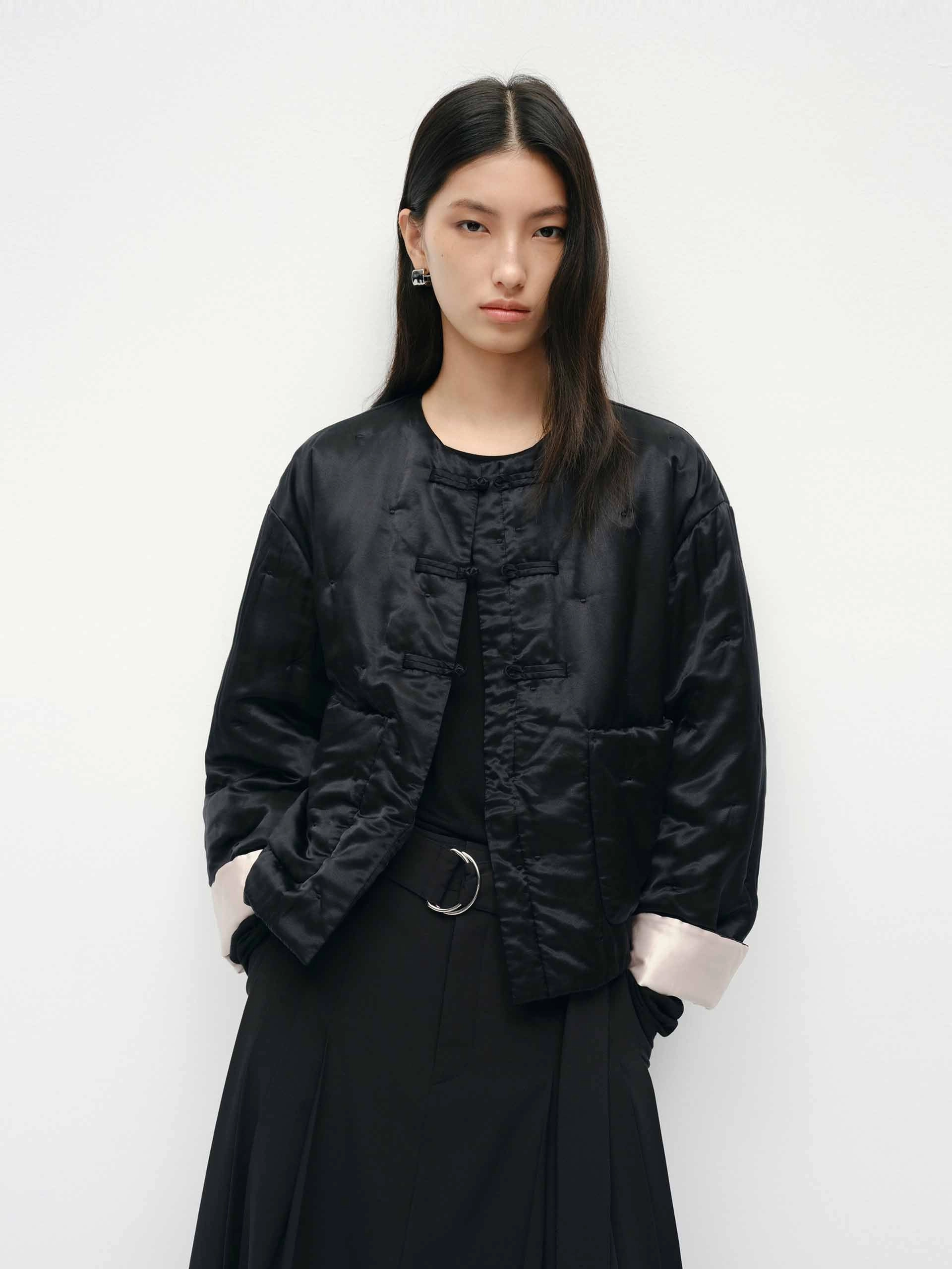 Silk Blend Quilted Coat NonIrritatingSeams