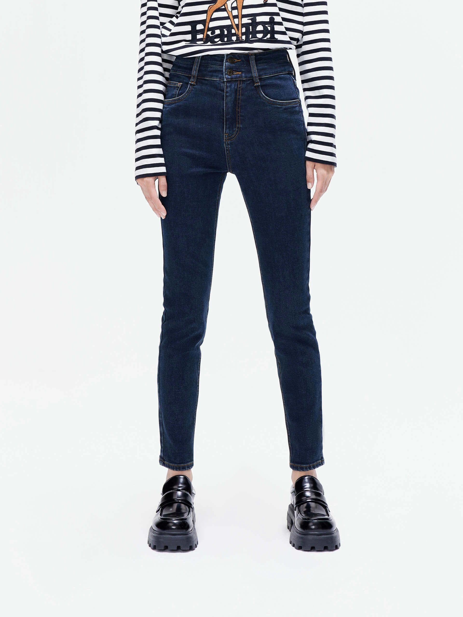 Street Appeal Party Look Weekend Warrior Skinny High Waisted Jeans