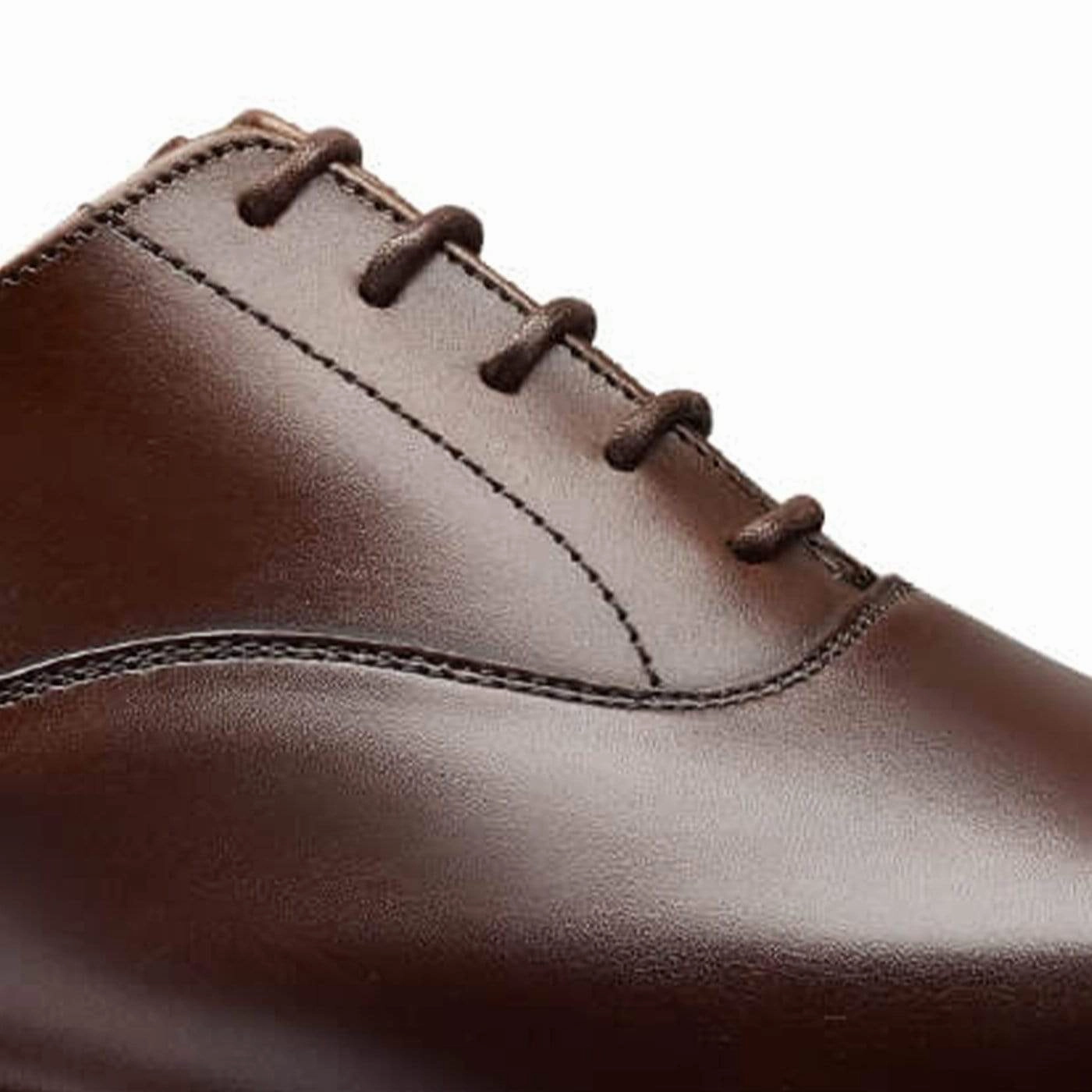 Textured Finish Formal Setting Comfort Fit Active Worker Hallam Dark Brown Calf