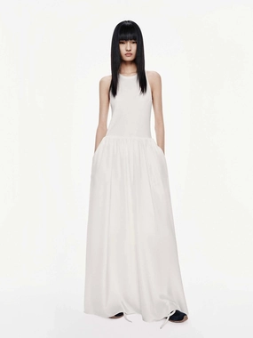 Sleeveless Paneled Tank Dress Calm Grace Date-Night