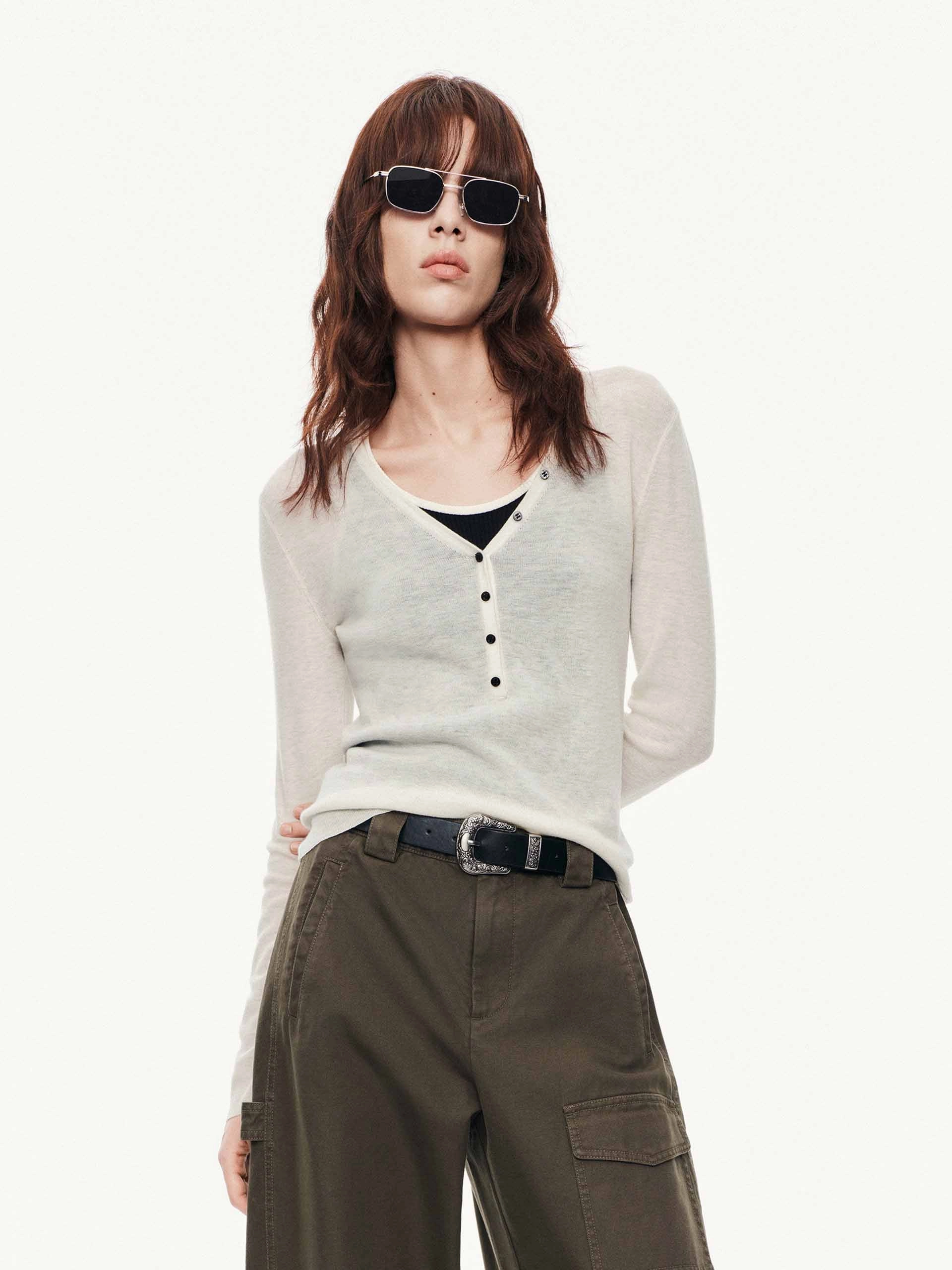 NonIrritatingSeams Slim Fit Wool Sweater