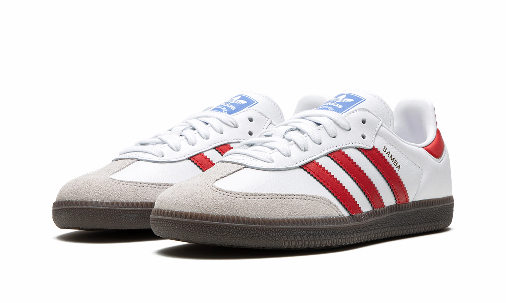 Samba OG "White / Better Scarlet" Kids Pick