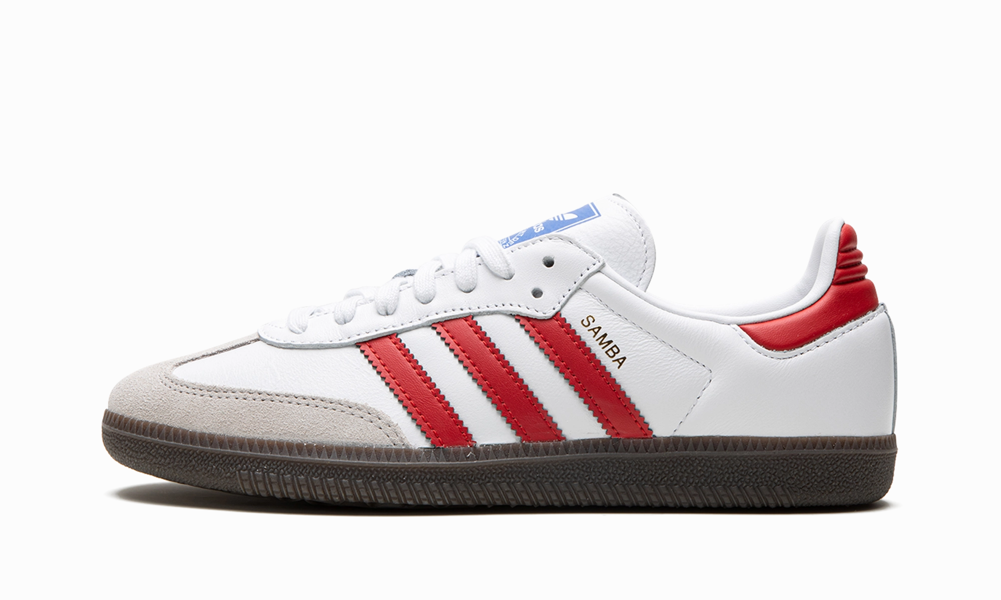 Reinforced heel Samba OG "White / Better Scarlet"