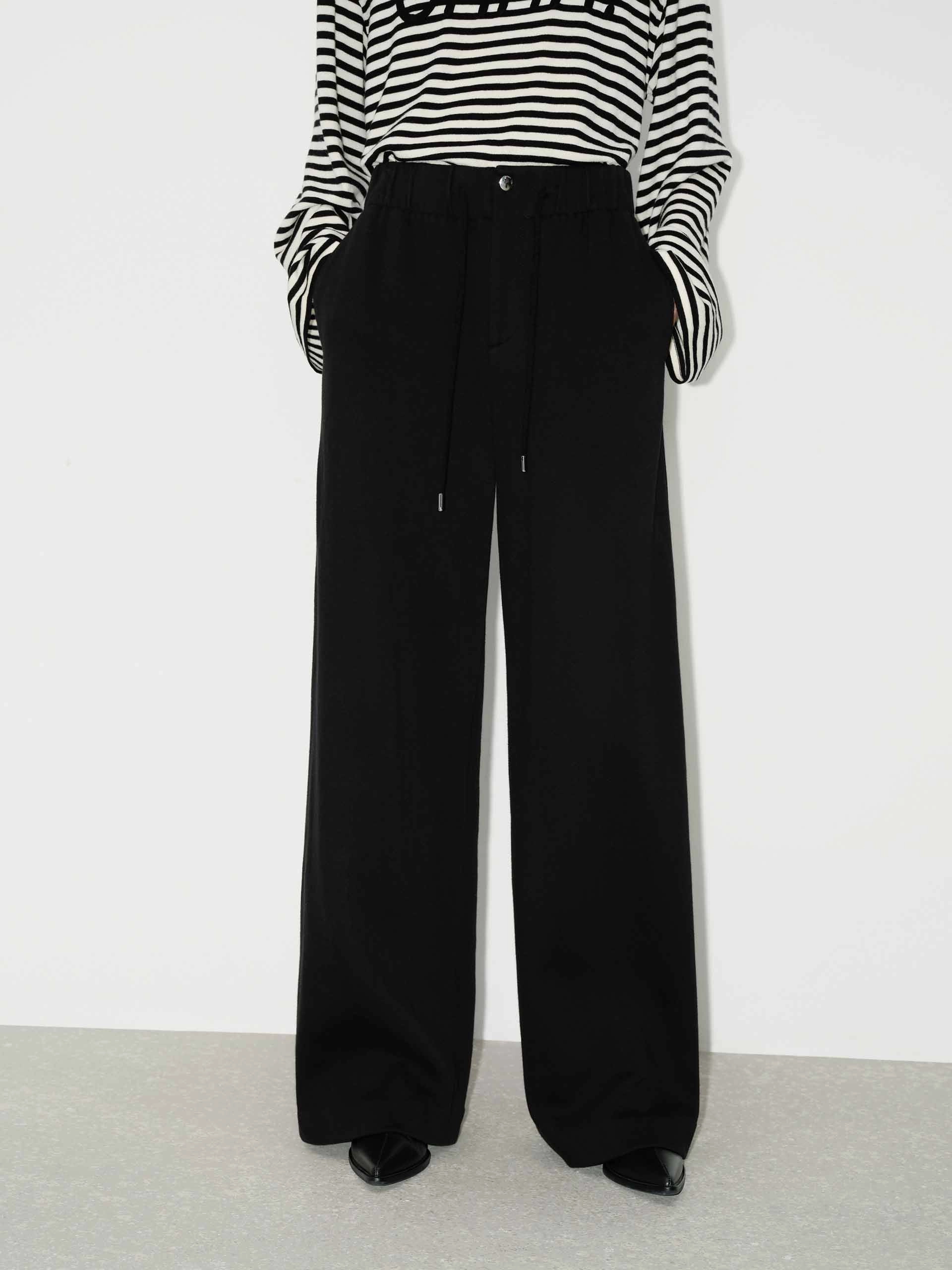 Straight Leg Cotton Pants Minimal Stretch Fit Functional Design