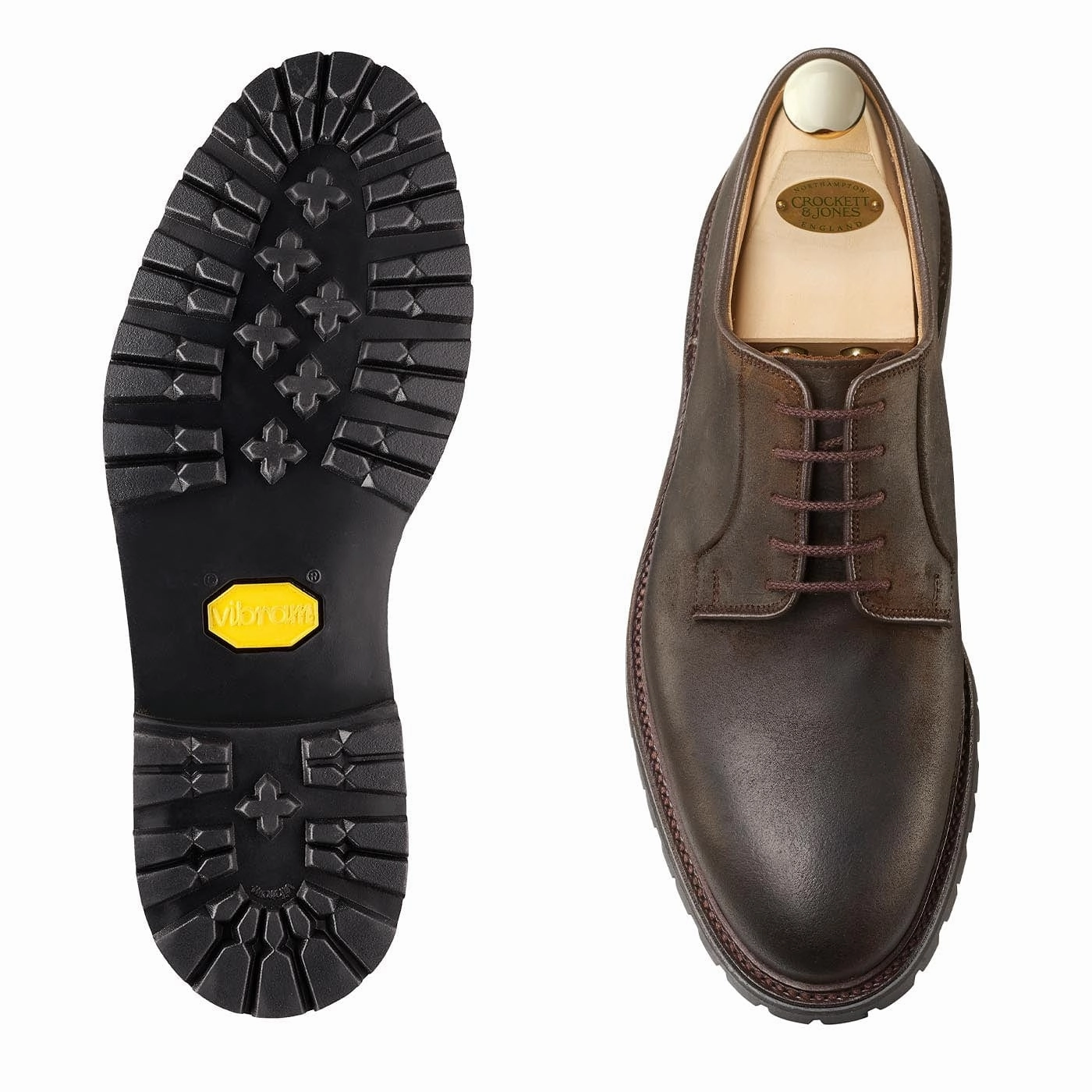 Urban Casual Lanark 3 Dark Brown Rough-Out Suede
