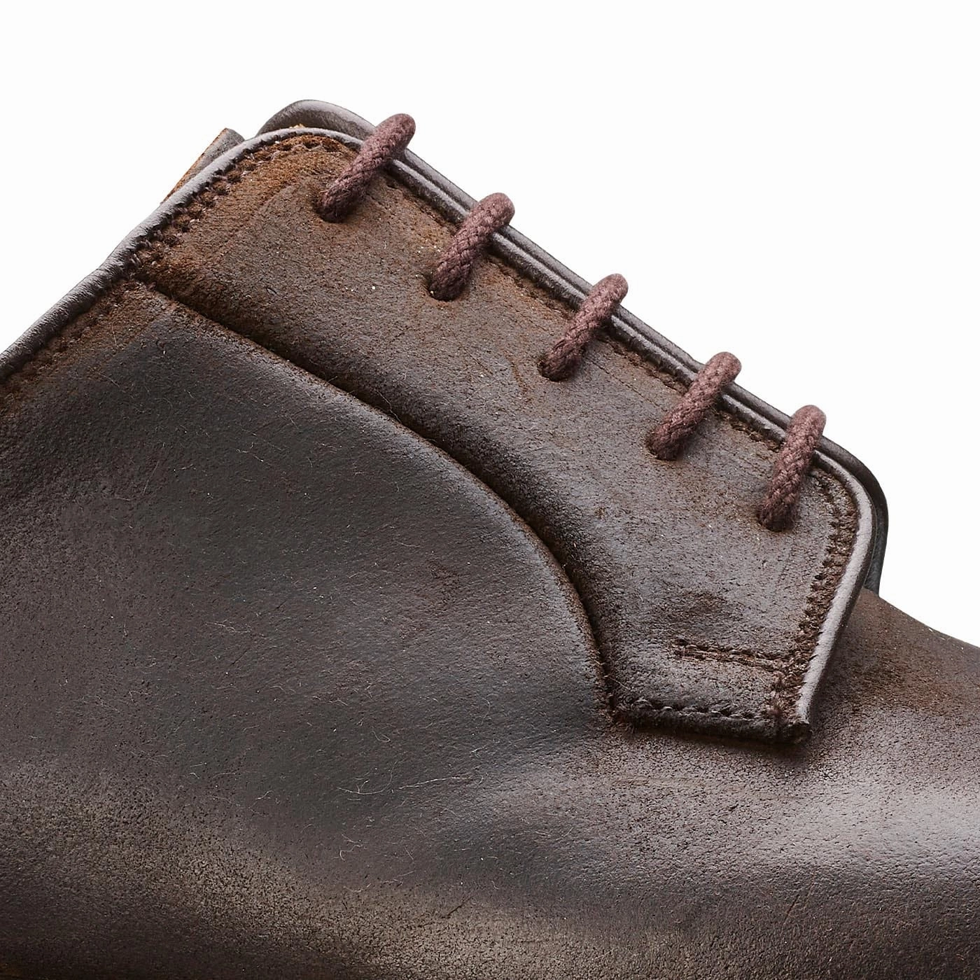 Lanark 3 Dark Brown Rough-Out Suede Classic Profile