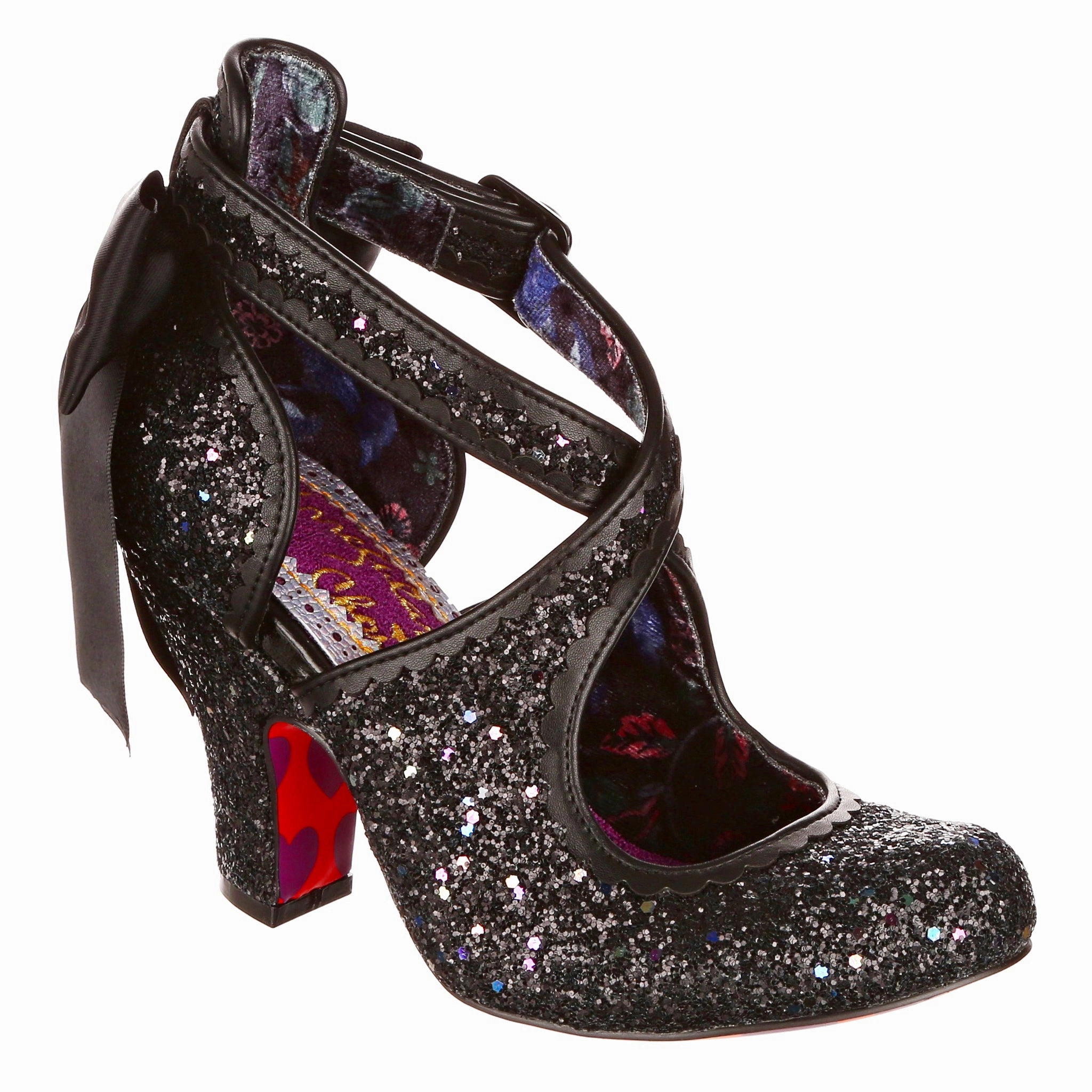 Everyday Edge Glitter Heeled Boots Pomp It Up