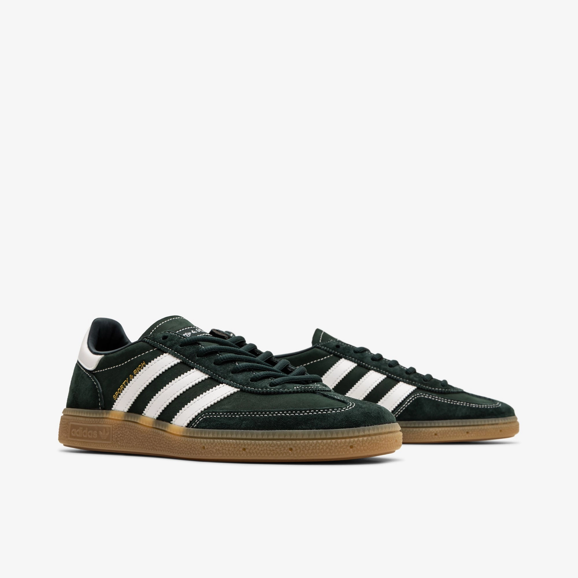 adidas Originals x Sporty & Rich Handball Spezial Dark Green / Cloud White - Gum Urban Style