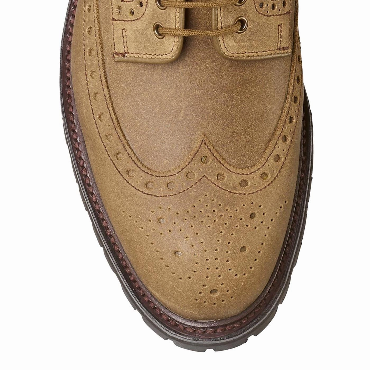 High End Shoes Cardigan 5 Natural Rough-Out Suede