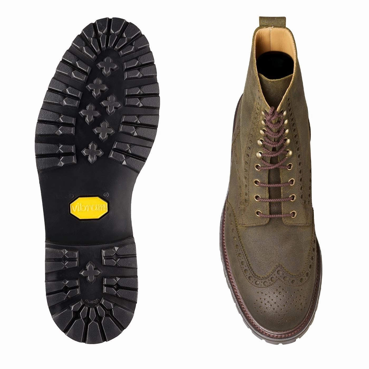 Work Friendly Islay Green Rough-Out Suede