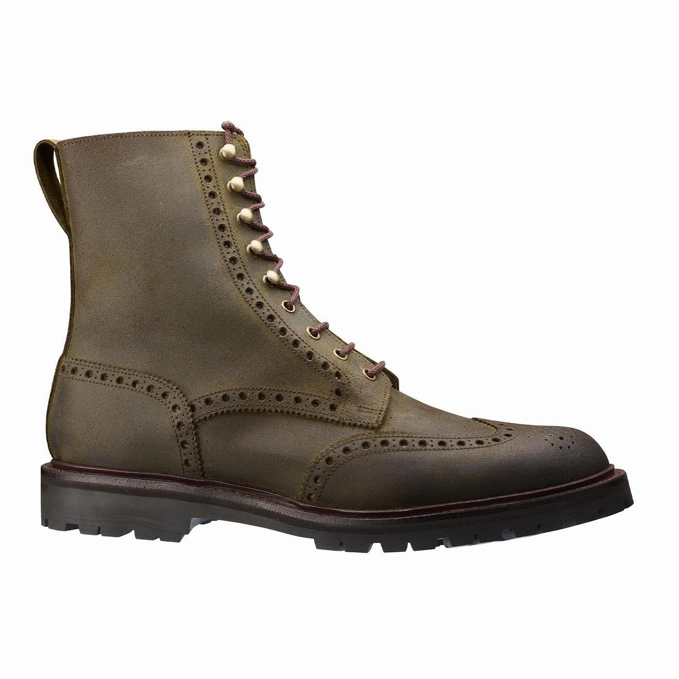 Islay Green Rough-Out Suede Versatile Look