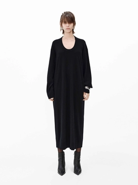 Scoop Neck Loose Dress Fit for All Seasons