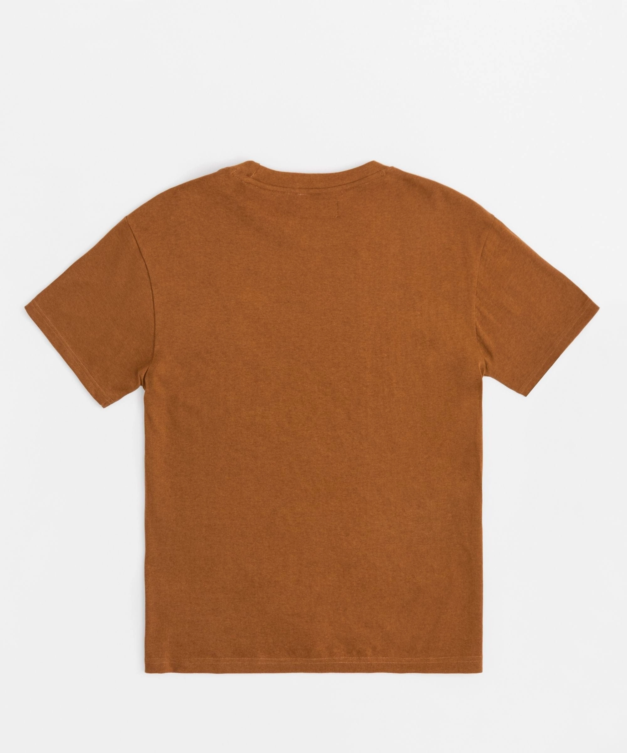 Moisture Control Lining Money Bags Chenille Patch Short Sleeve Tee - Khaki