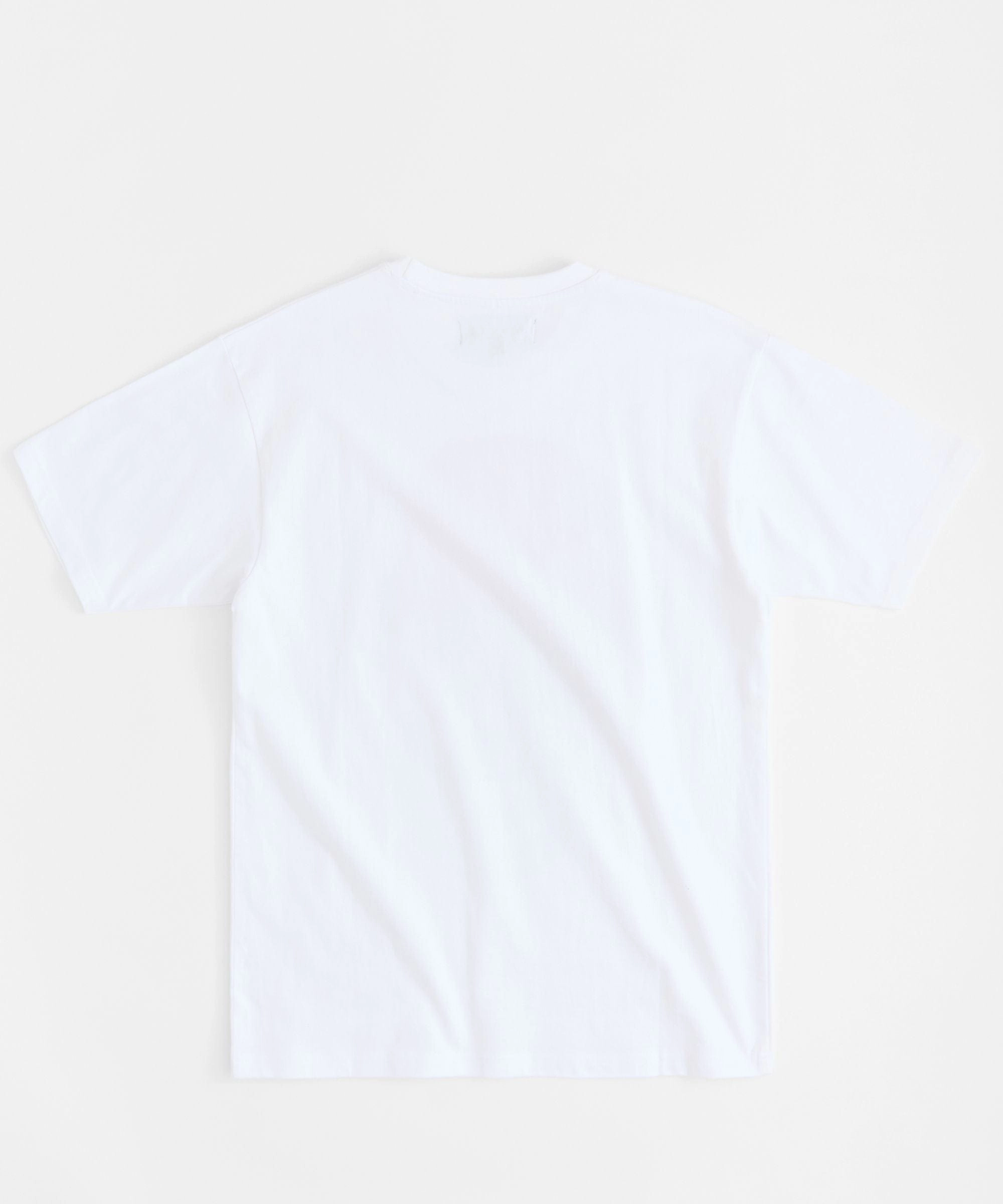 Teddy Rhinestone Short Sleeve Tee - White EcoCertified Textile