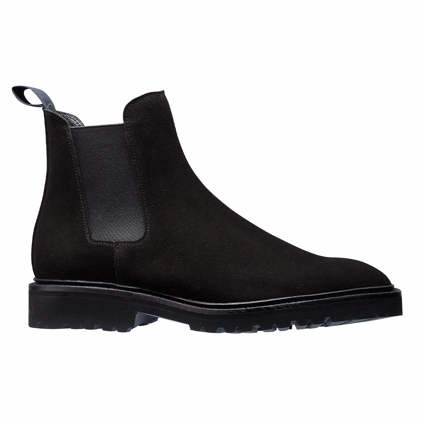 Poppy Black Suede Mountain Side Strap