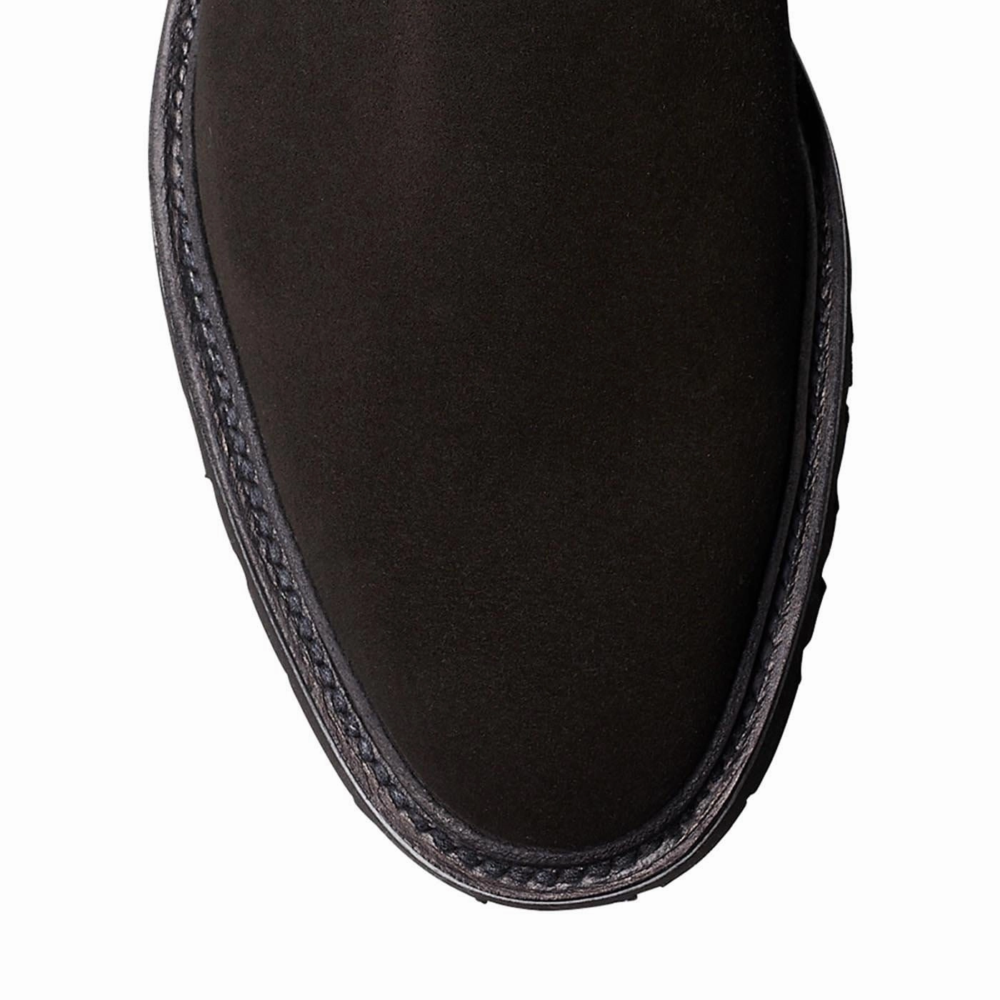Poppy Black Suede Soft Step