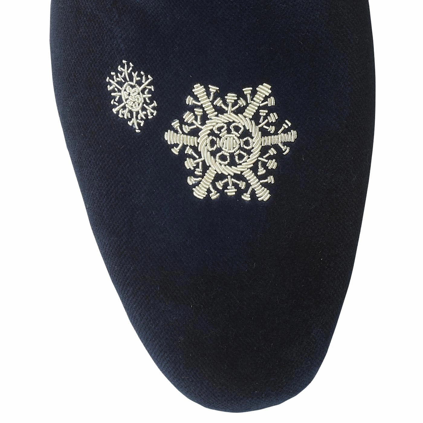 Snowflakes Navy Velvet Good Grip