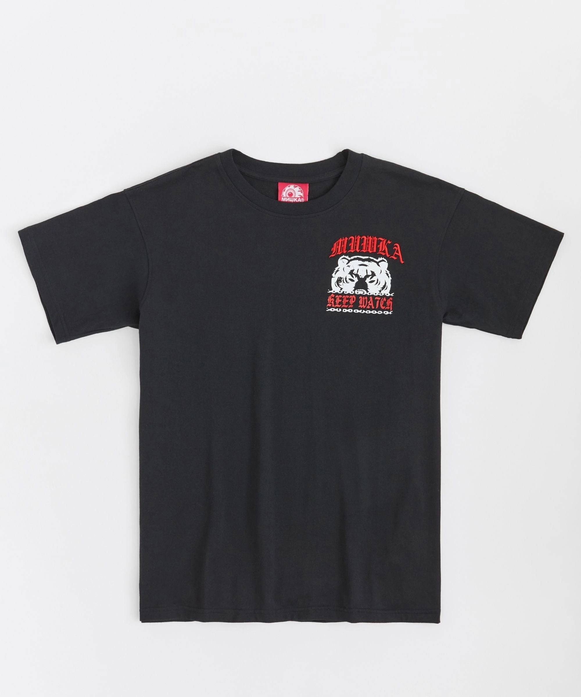 Mishka Old English Short Sleeve Tee - Black FlexFoamInserts Oversized Silhouette