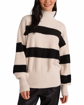 Bella Dahl Banded Turtle Neck Sweater Trendy Layering