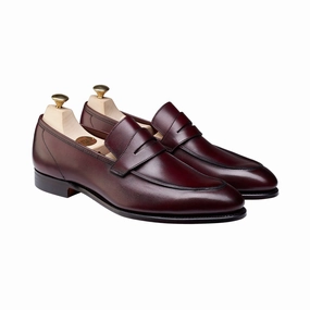 Lucy Burgundy Burnished Calf mesh material Grip Sole