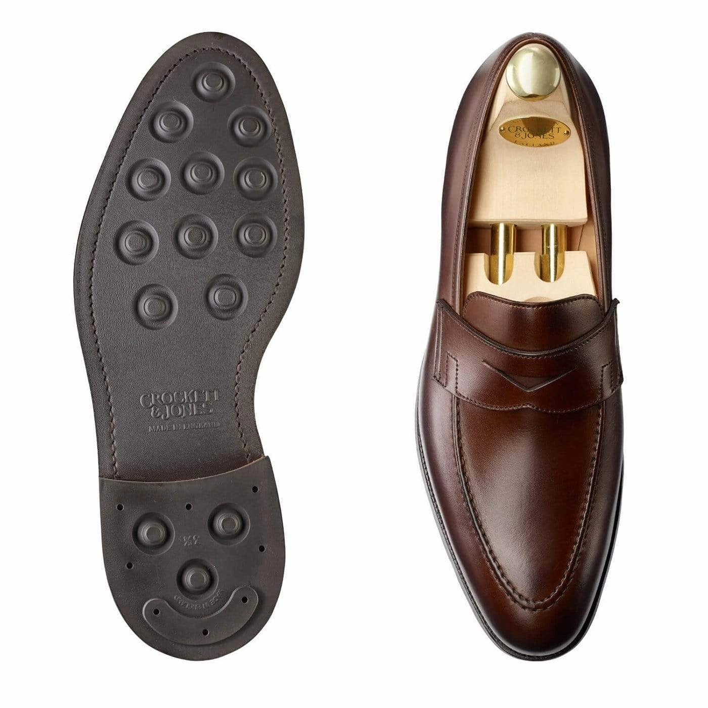 Sydney Dark Brown Burnished Calf Air Steps Lightweight Shoes