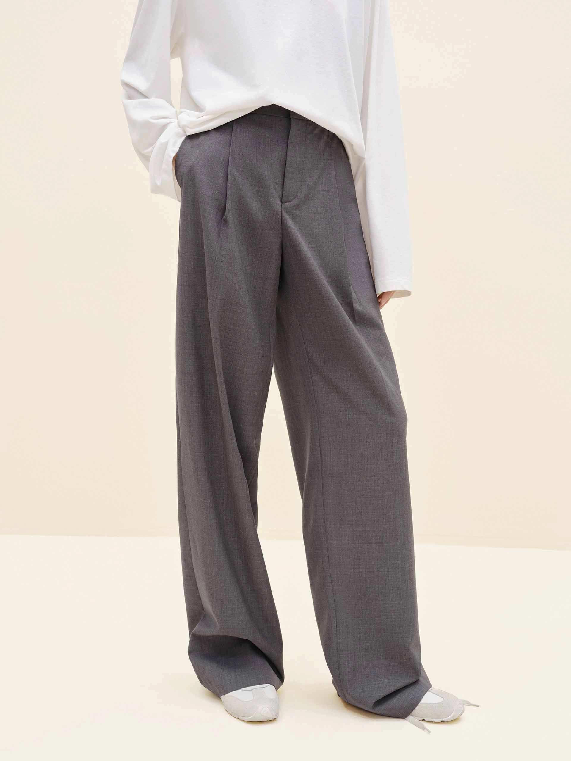 City Ready Pleated Straight Trousers