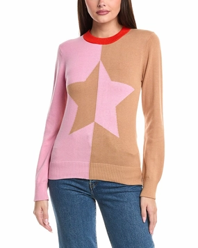 Comfortable apparel WISPR Split Star Silk-Blend Sweater