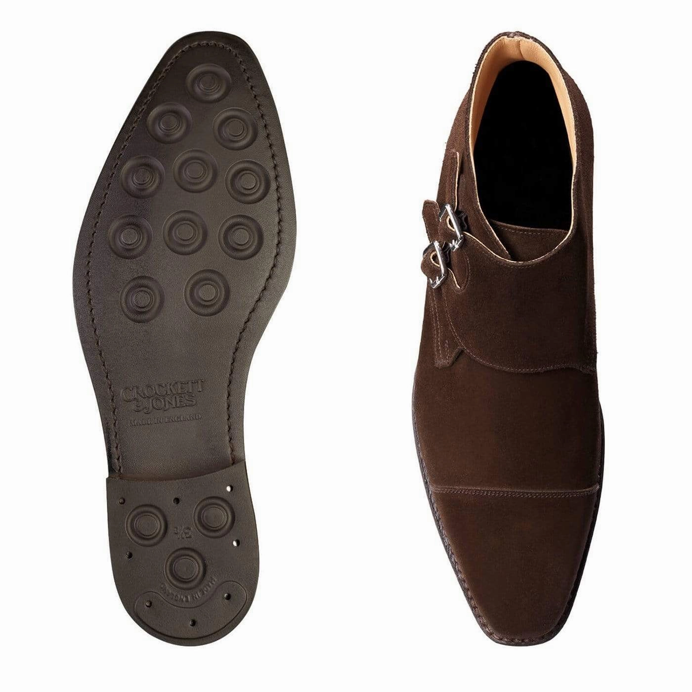 Seamless Comfort Snowy Path Camberley Dark Brown Suede