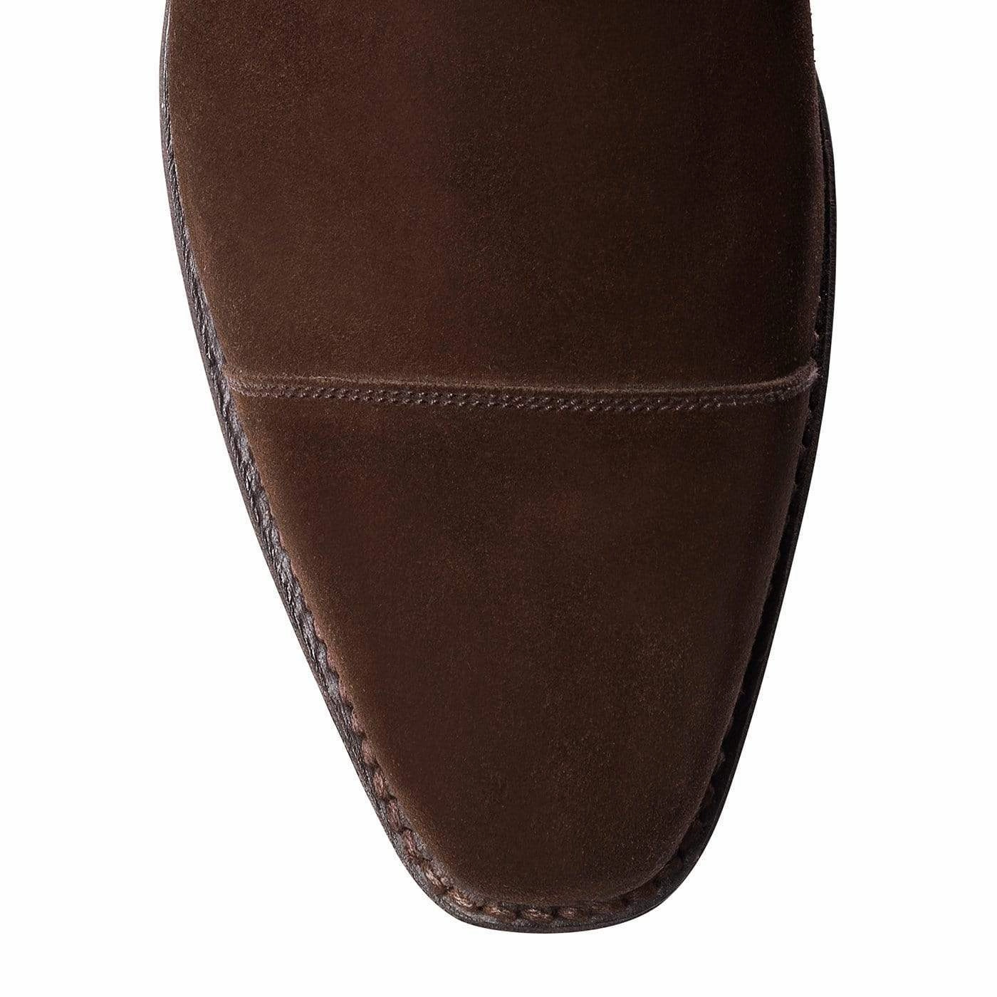 Open Toe Design Camberley Dark Brown Suede