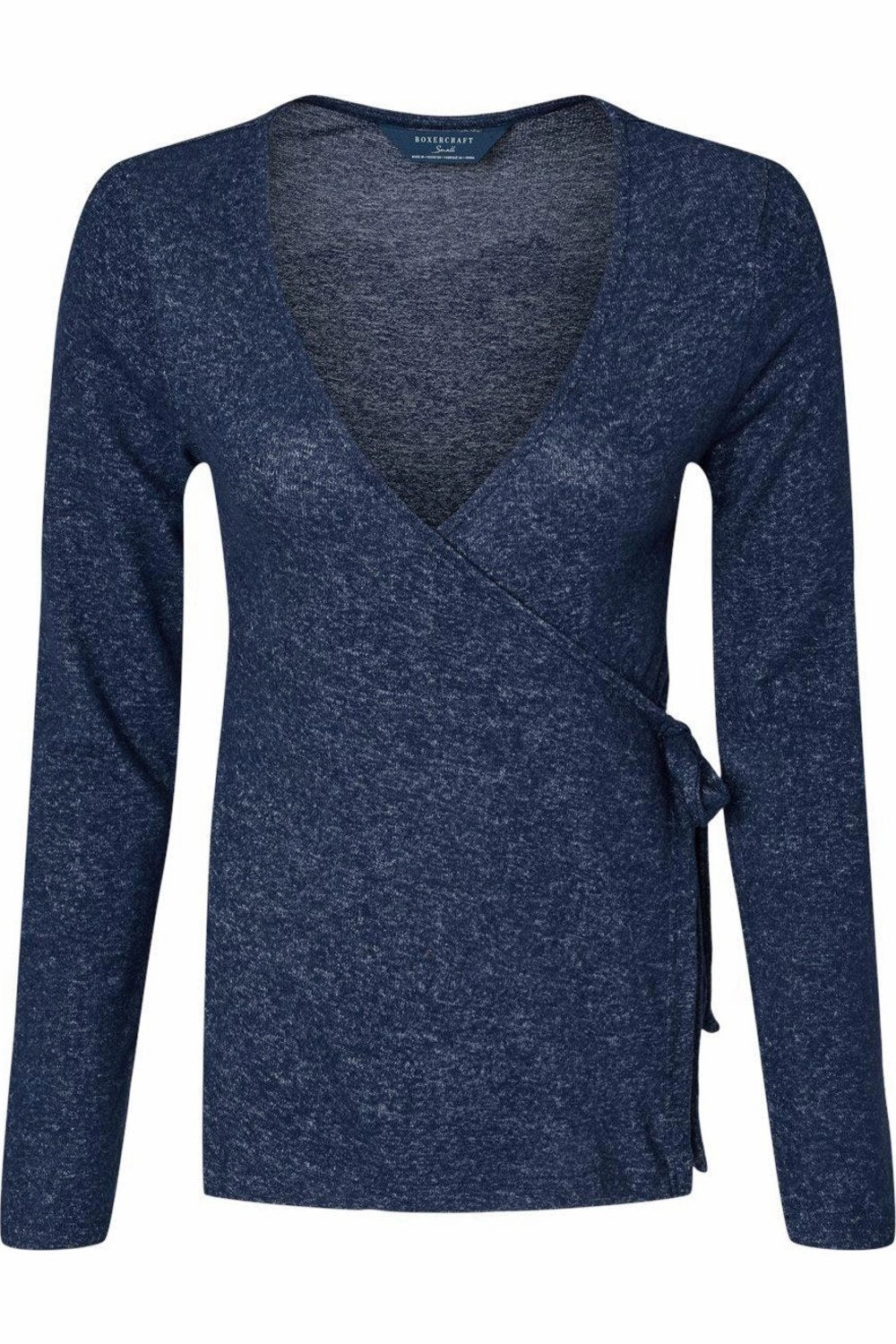 Stretch Knit Technology Chic and Warm Boxercraft Womens Cuddle Wrap Top