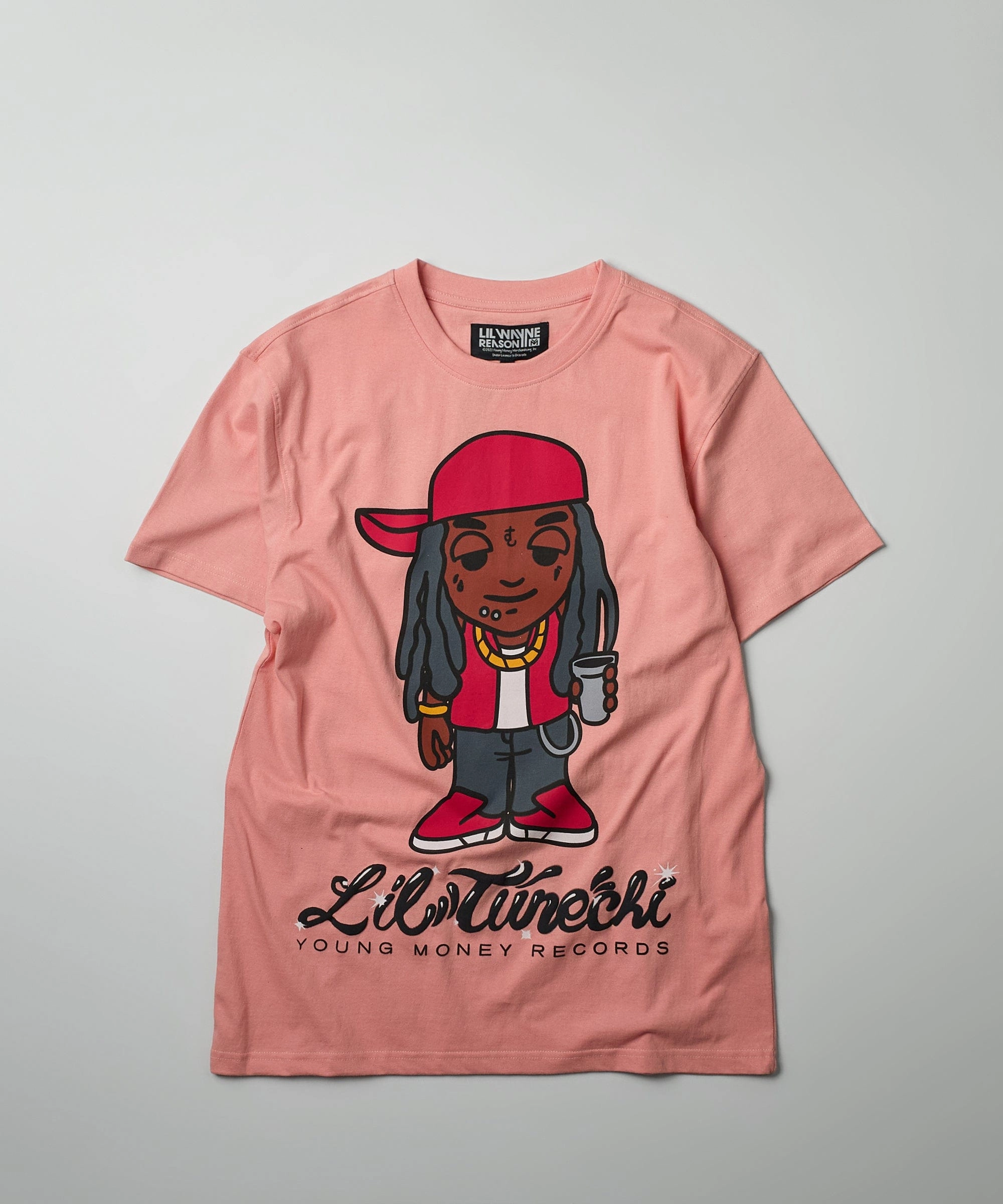 MultiPocket Configuration Lil Wayne Tunechi Short Sleeve Tee - Pink