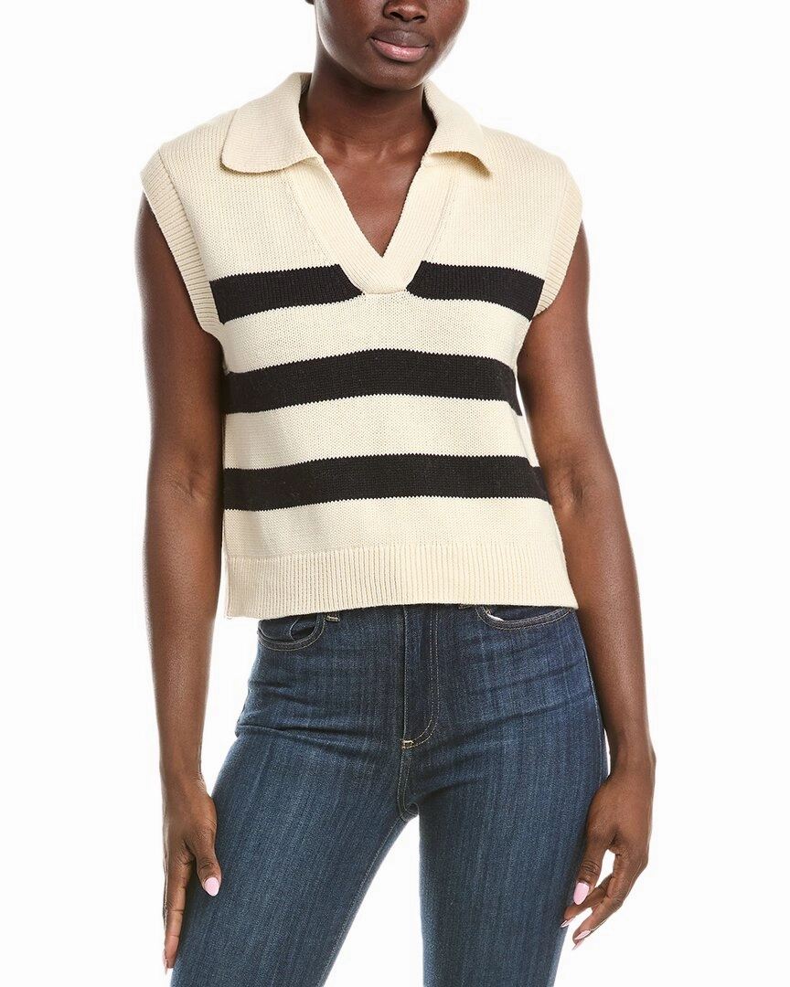 Velvet by Graham & Spencer Teagan Wool-Blend Sweater Drop Needle Detailing