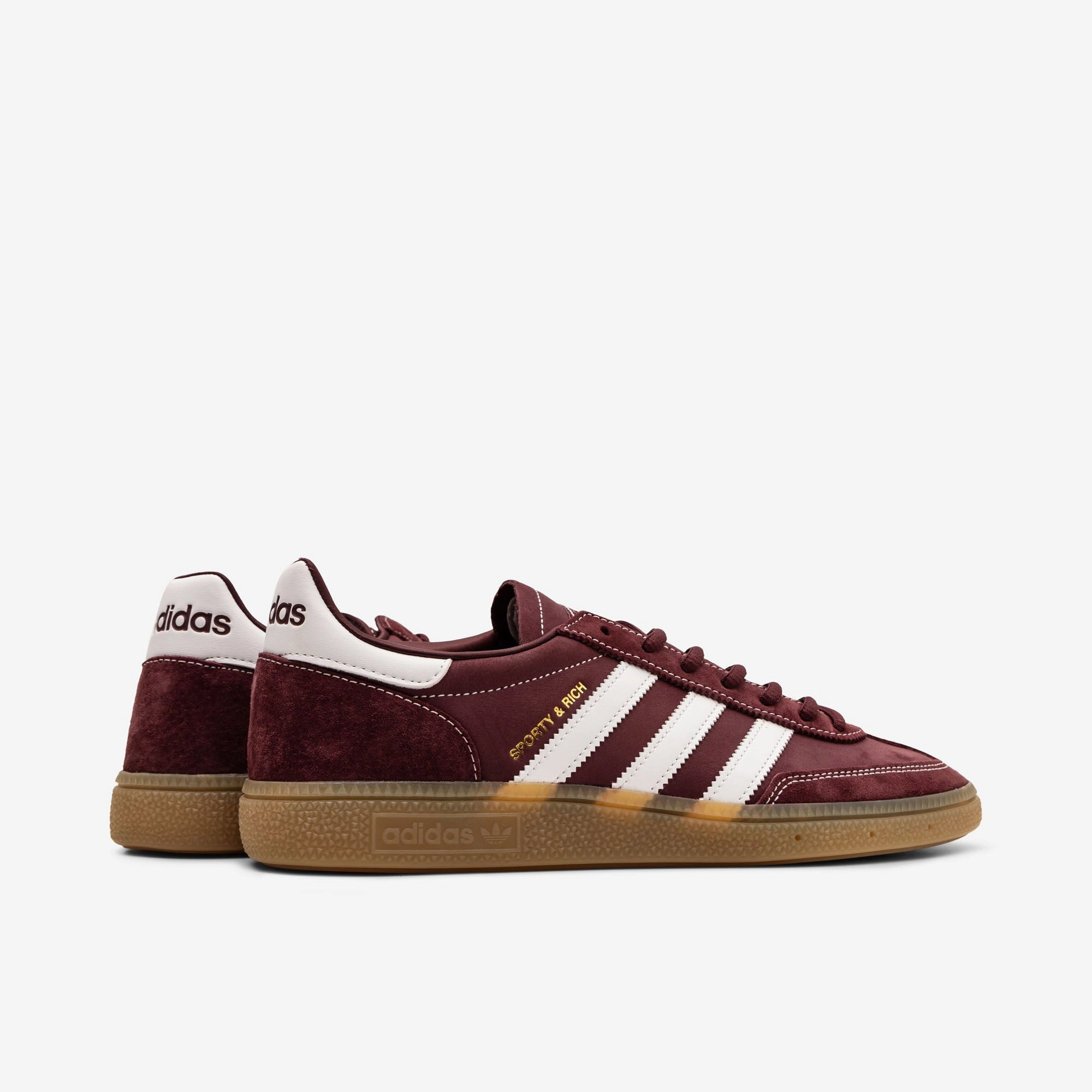 Sleek Form Core Cushion adidas Originals x Sporty & Rich Handball Spezial Shadow Red / Cloud White - Gum