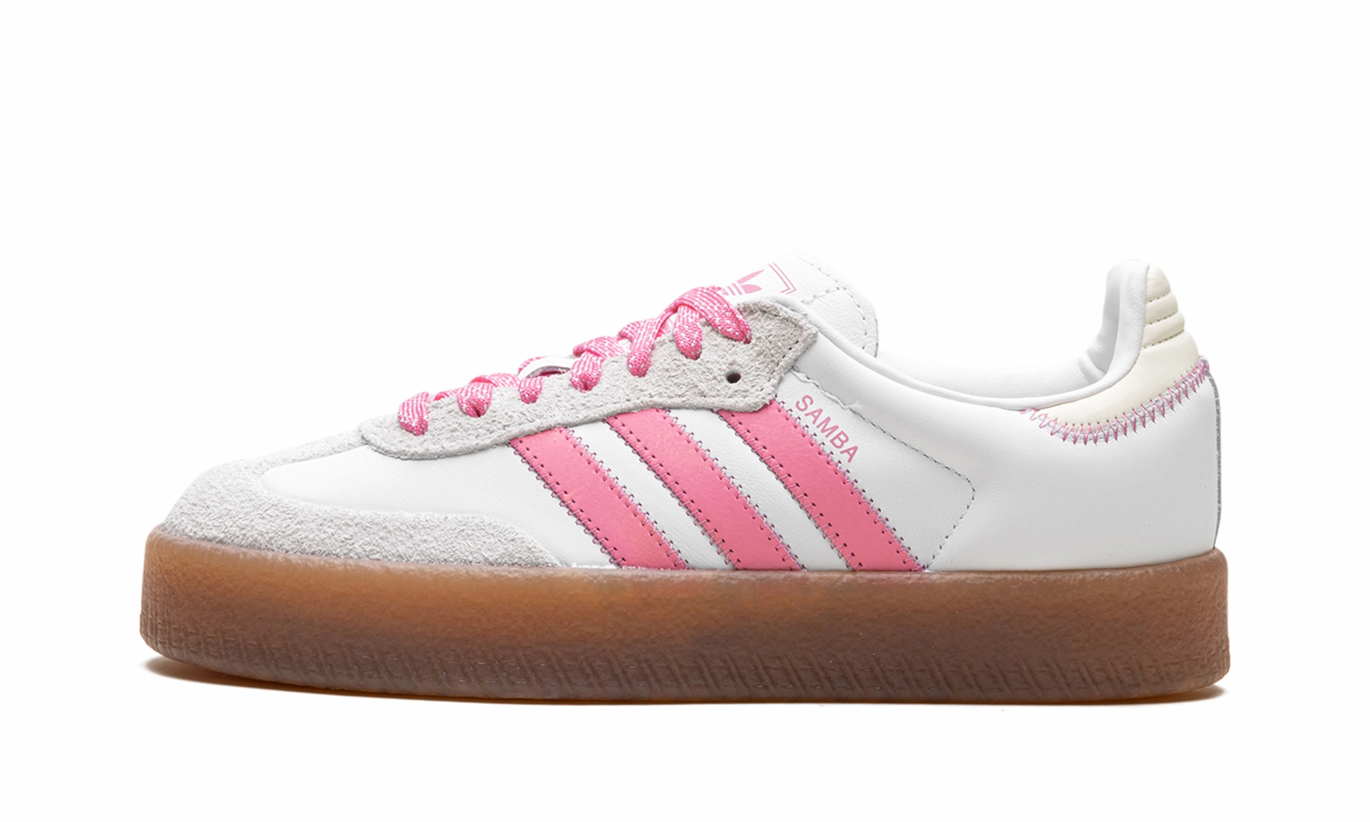 Sambae WMNS "Cloud White Bliss Pink" subtle style Rubber Traction