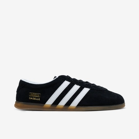 Moisture Wicking Liner Breathable Design adidas Originals Women's Gazelle Lo Pro Core Black / Cloud White - Gum
