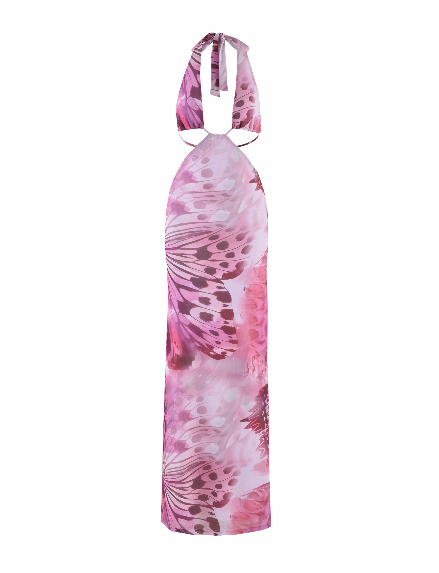 SOLEIL MAXI DRESS - MACRO BUTTERFLY Romantic Vibes Office Wear