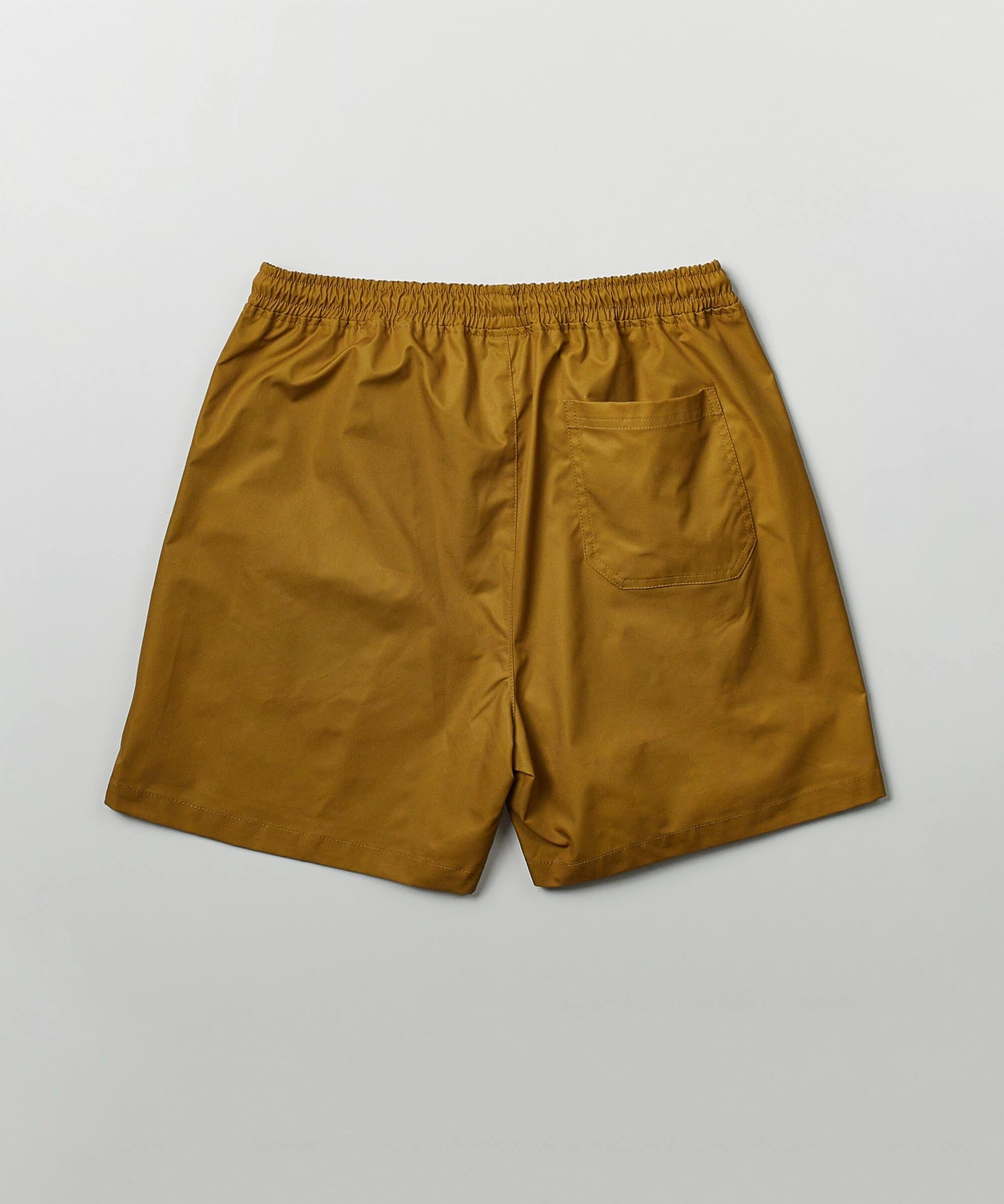 Solid Cargo Nylon Shorts - Khaki Architectural Tailoring