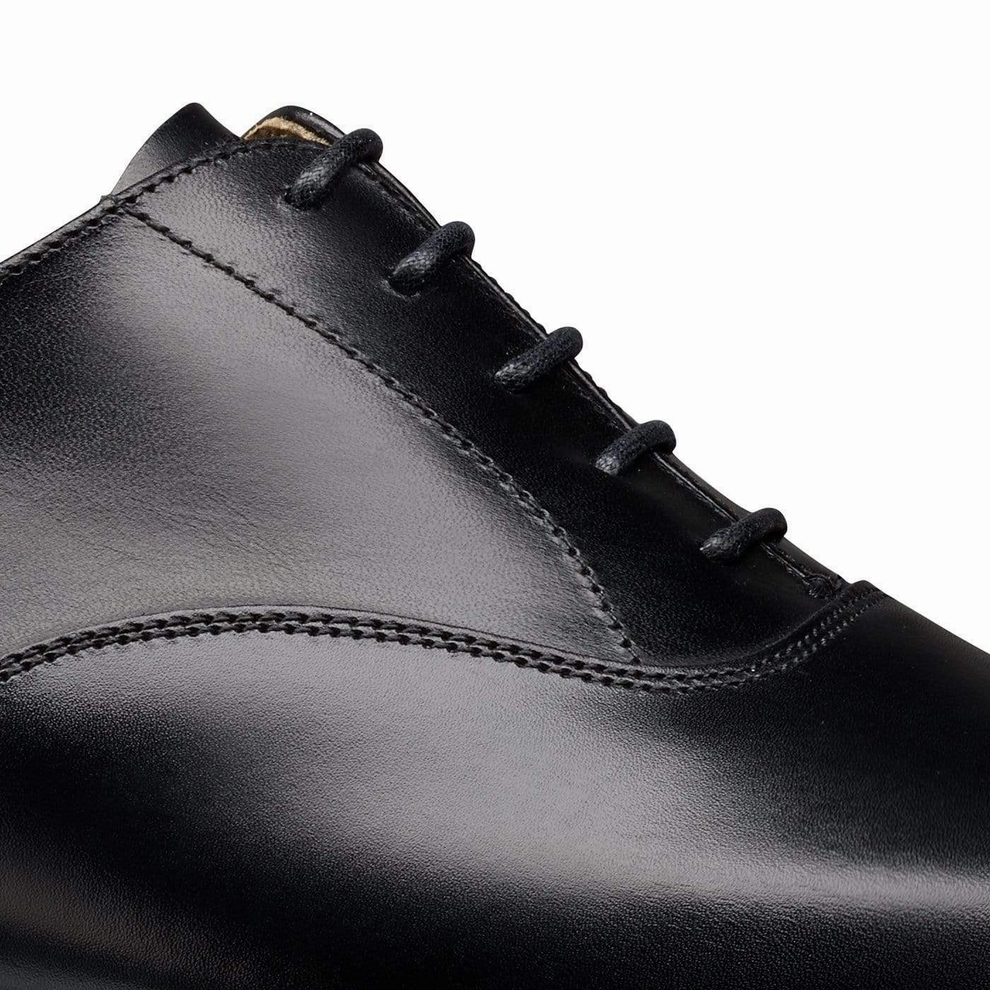 Office Lace-ups Flexible Frame Tailoring Fan Hallam Black Calf