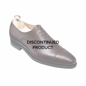 Malton Dark Brown Burnished Calf Executive Oxfords Refined Style Client Meeting