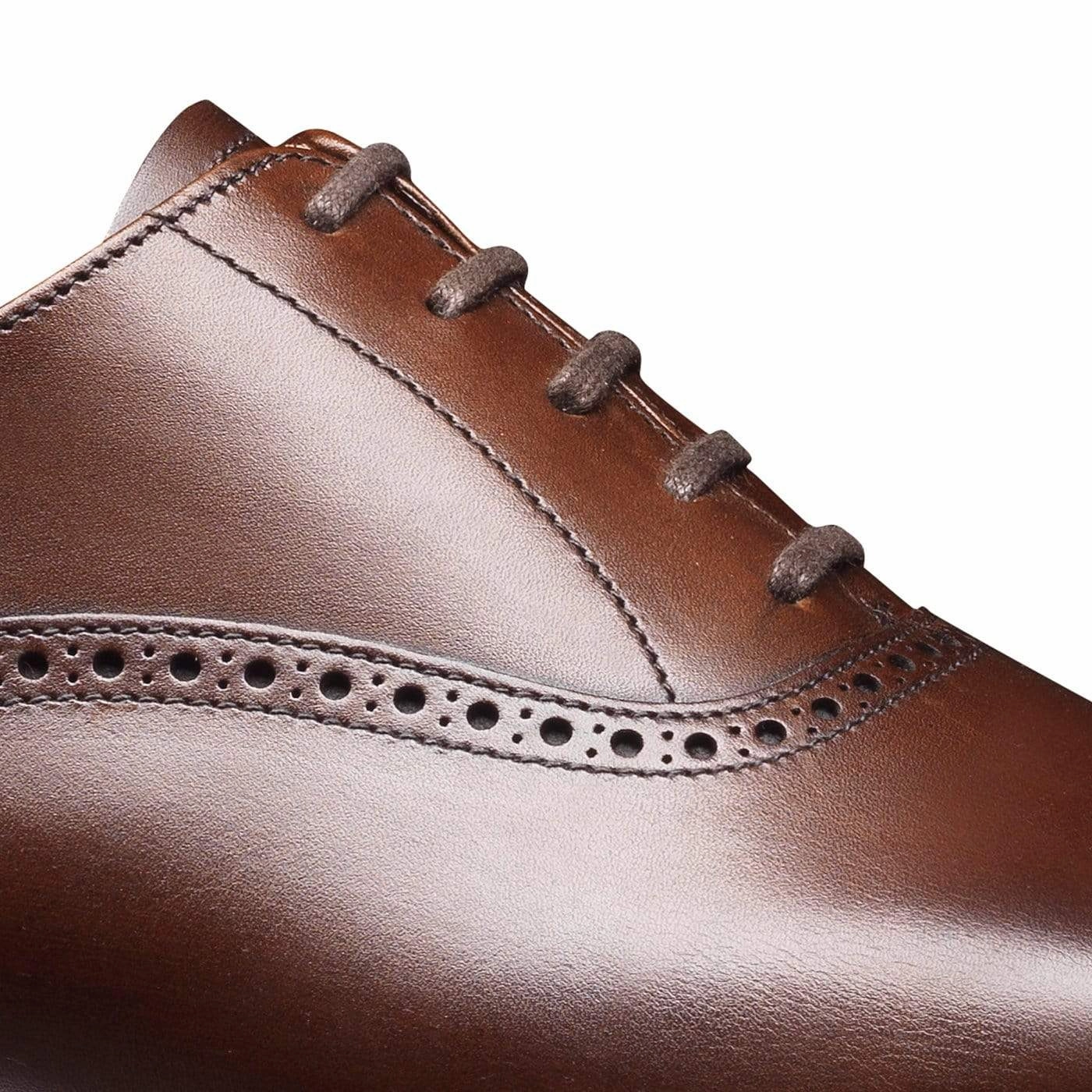 Malton Dark Brown Burnished Calf Stylish Office Lace-ups Formal Elegance