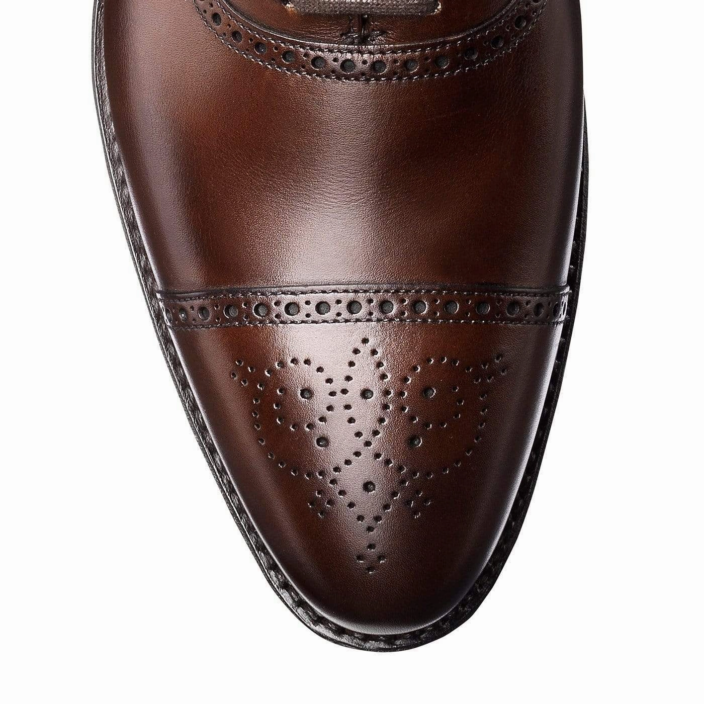 Gentleman Oxfords Timeless elegance Malton Dark Brown Burnished Calf