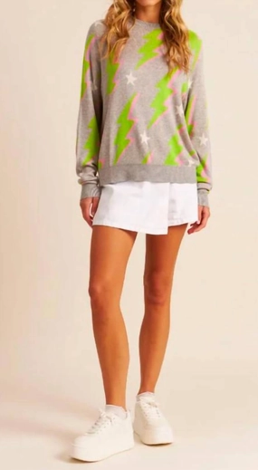 Casual Knit Wear Soft Knit Design Boaz Sweater In Razzle Dazzle