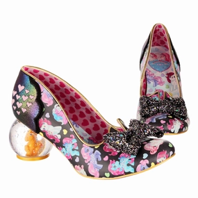 Sparkle Heart Evening Stilettos Chic Vibes
