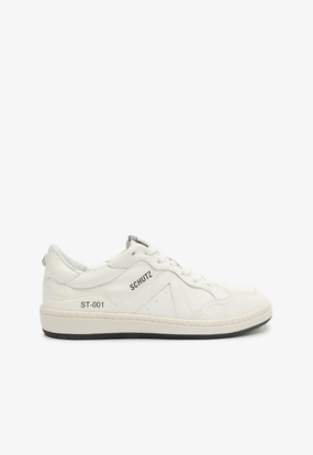 ST-001 Leather Sneaker Fashion Forward Design linen fresh