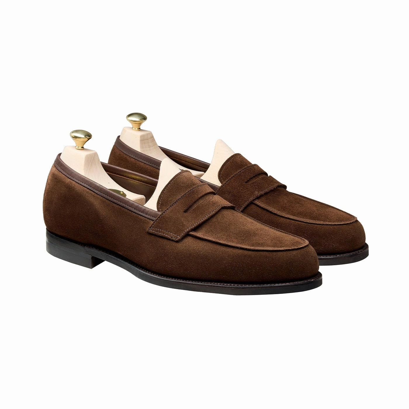 Elise Chocolate Calf Suede Street Pic Travel Shoes