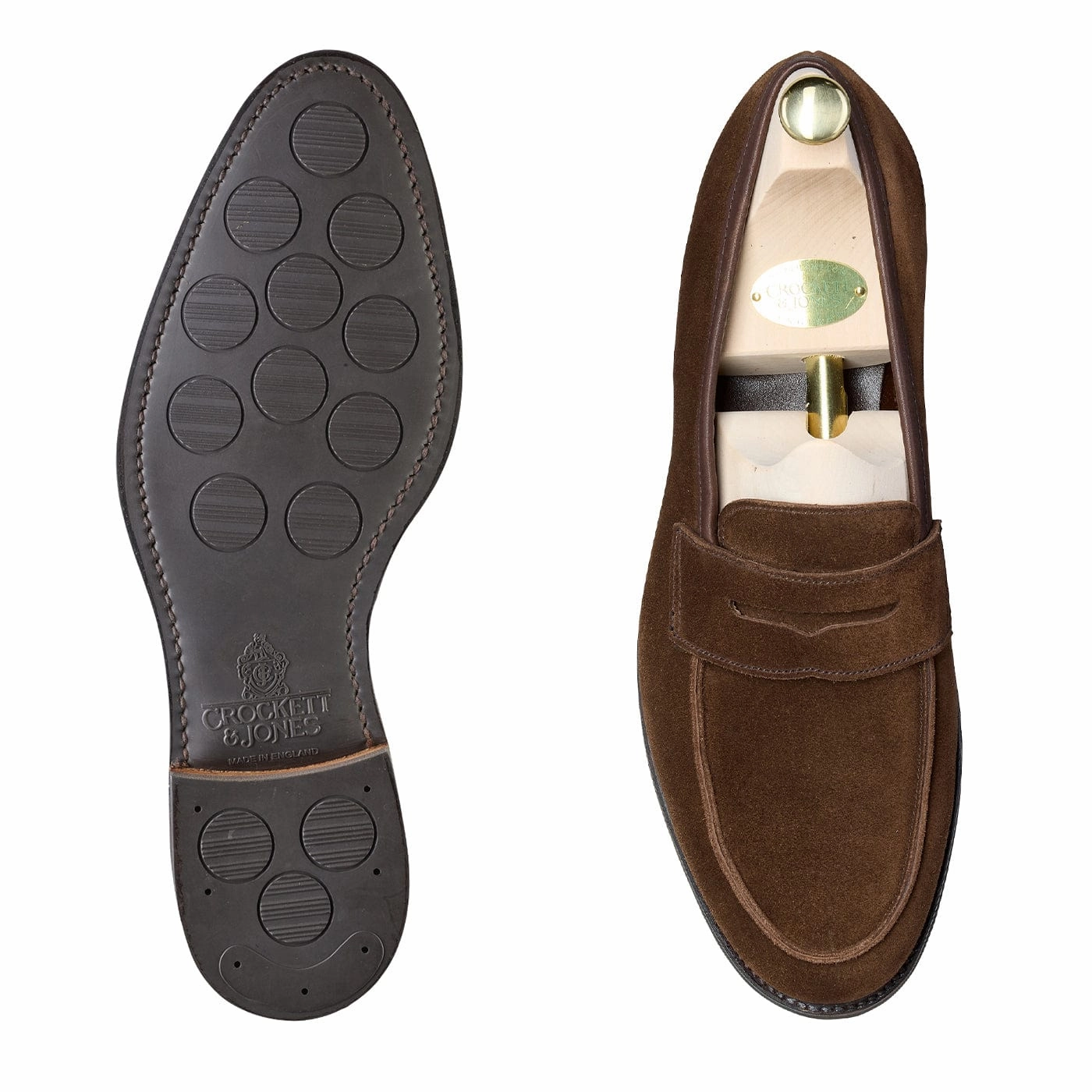 Work Jog Elise Chocolate Calf Suede
