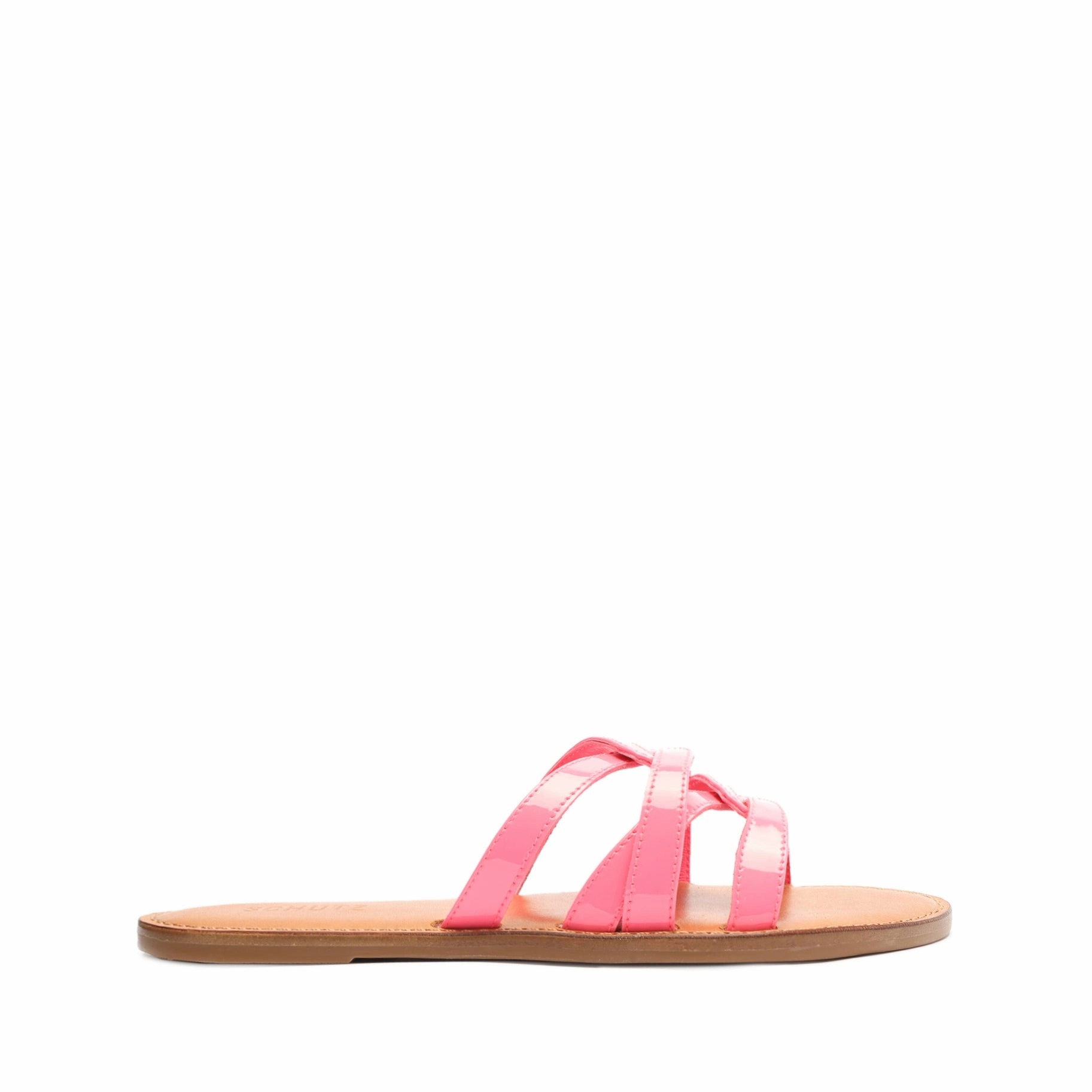Easy Slip-On Design Scent Walk Lyta Patent Leather Sandal
